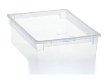 Caja multiusos light box transparente 12 l terry