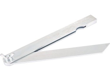 Falsa escuadra medicion acero galvanizo 200mm tecwerk