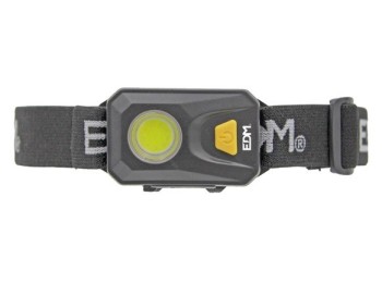 Linterna frontal led recargable 3w 250lm 6500k ip42 edm