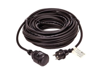 Prolongador 3x1,5 negro 16a 25mt ip44 arteconfort