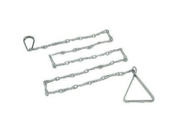 Tirador wc cadena 1m.anodizada 1000/31 fominaya