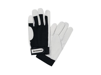 Guante napa cabra/textil main gr/ne t 10 promat