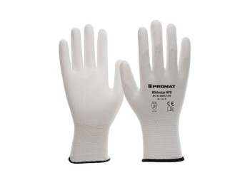 Guante nilon recubrimiento pu whitestar blanco t 8 promat