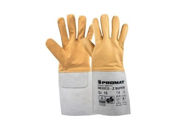 Guante piel cabra soldador mexico z super am/gr t 10 promat