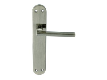 Manilla 606 aluminio/acero placa (juego) niquel satinado micel