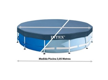 Cobertor de invierno para piscina redonda metal frame intex Ø 305 cm
