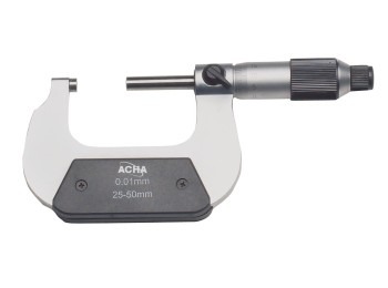Micrometro exteriores tambor friccion / arco plano 000-025/001 acha