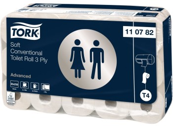 Papel higiÉnico advanced 120x120x94mm 30 rollos 3 capas tork