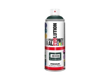 Pintura spray acrilica evolution brillo 520 cc ral 6005 verde musgo pintyplus