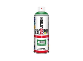 Pintura spray acrilica evolution brillo 520 cc ral 6029 verde menta pintyplus