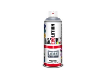 Pintura spray acrilica evolution brillo 520 cc ral 7000 gris ardilla pintyplus