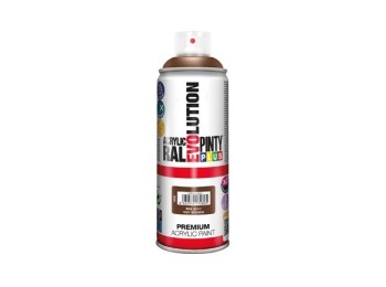 Pintura spray acrilica evolution brillo 520 cc ral 8011 pardo nuez pintyplus