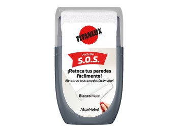 Tester retoques pintura plastica mate 30 ml blanco titanlux