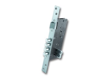 Cerradura seguridad embutir 700b/50 ds15/70d canto redondo cromo mate ezcurra