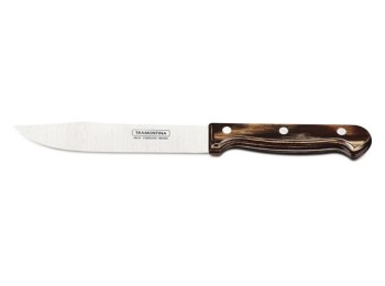 Cuchillo cocinero poliwood castaÑo 15cm tramontina
