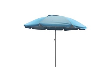 Parasol playa aluminio Ø180 cm upf 50+ azul import