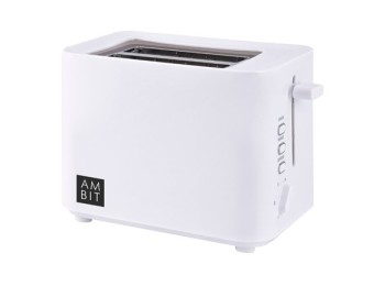 Tostador dos ranuras blanco 750w ambit