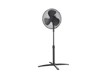 Ventilador de pie negro Ø40cm 40w sonedas