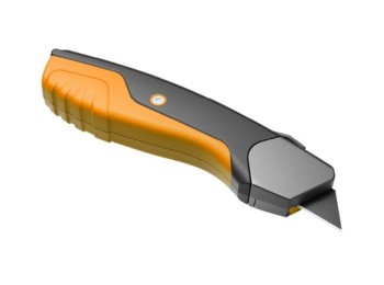 Cuter abs+tpr automatico y autoretractil seguridad cuchilla trapezoidal 60 mm sk