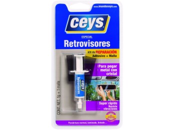 Adhesivo retrovisores metal cristal 1 gr ceys