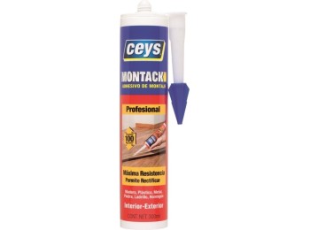 Adhesivo montaje 300 ml montack cart ceys