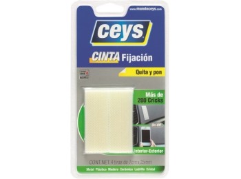 Cinta adh 70x25mm tira quita y pon multim bl crick ceys 4 pz