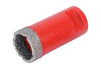 Corona perfor. porcelan. corte seco 028mm diam rubi