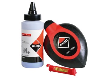 Plomada alb. trazad. 30mt col.120gr niv.cordel abs rubi