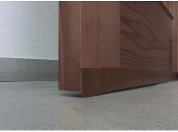 Burlete bajo pta 40mmx01mt tira adh pvc marr burcasa