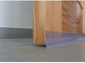 Burlete bajo pta 100cm adh labio pvc tra burcasa