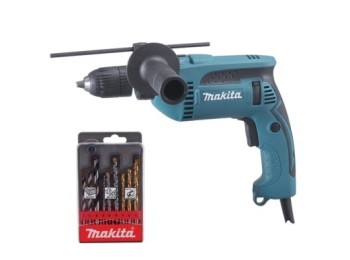 Taladro perc. 680w 13 mm hp1641k1x rev. mal makita