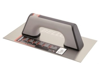 Llana alb. 300x150mm m/c bimat. lisa inox bellota