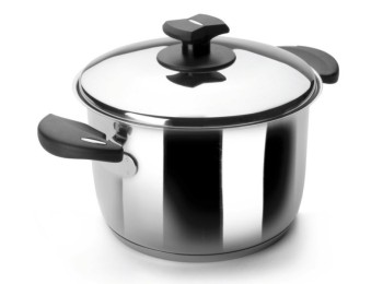 Olla alta 28cm c/tapa f/difusor inox ladycor lacor