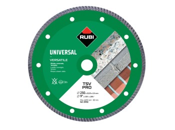Disco corte g.obra 230 mm diam basic line t230-bl rubi