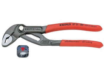 Tenaza fontan aju 180mm b/agua aut. cobra knipex