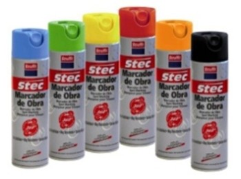 Marcador pint perman. 650 ml fucsi al.vis. stec spray krafft