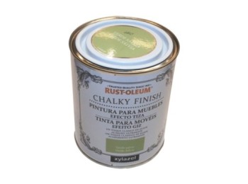 Pintura al agua para muebles 750 ml ver/sa chalky rust-oleum