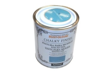 Pintura al agua para muebles 750 ml az/prf chalky rust-oleum