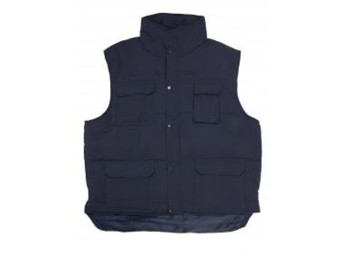 Chaleco trabajo xl acolchado polie mltibol az/mar velilla