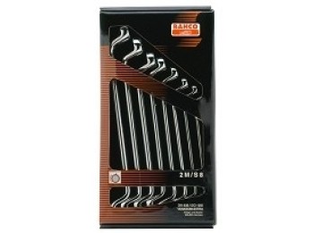 Llave estrella acodada 6-7-20-22mm 2 bocas bahco 8 pz