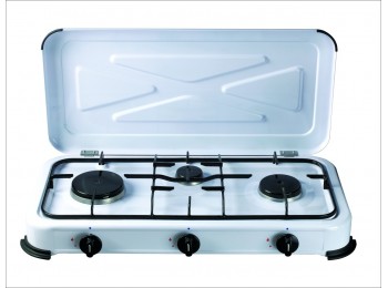 Cocina portatil 580x330x90mm 1,4/1,2/0,85 kw a gas vivah 3 f