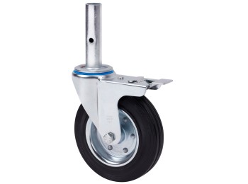 Rueda gir andamio 200mm 2-0917 230kg goma alex