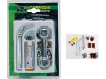 Reparador bicicleta pinchazos parches llave peg. bottari