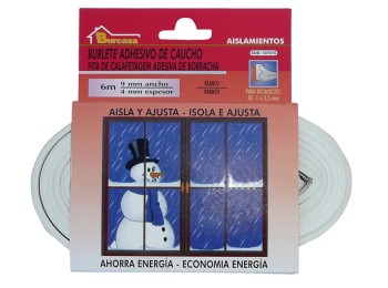 Burlete pta/vent.  9mmx06mt adh 