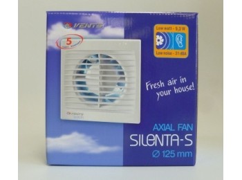 Extractor baño 125mm pl bl silenta s s&m