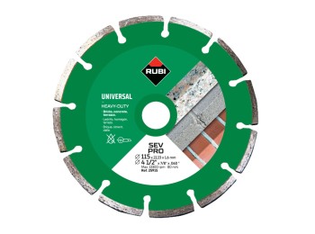Disco corte g.obra segment 115 mm diam basic l sev 115 rubi