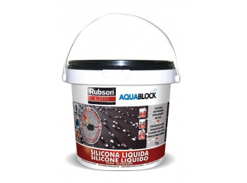 Silicona liq elast100% 1 kg neg imp aquablock rubson