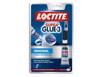 Pegamento instantaneo 3 gr super glue3 loctite