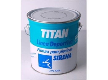 Pintura pisc. 4 lt az acril.disolvente mate sirena titan