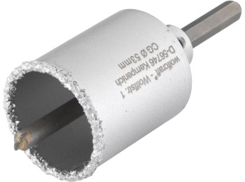 Corona perfor. pared adap 053mm broca pil. m/duro wolfcraft